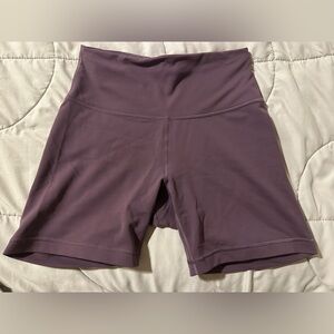 Lululemon Athletica Wunder Train Contour Fit 6in Biker Shorts